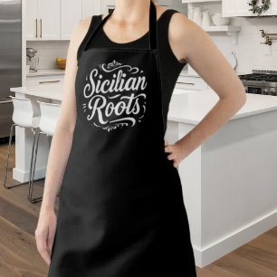 Elegant Italiaans Siciliaans erfgoedontwerp Schort