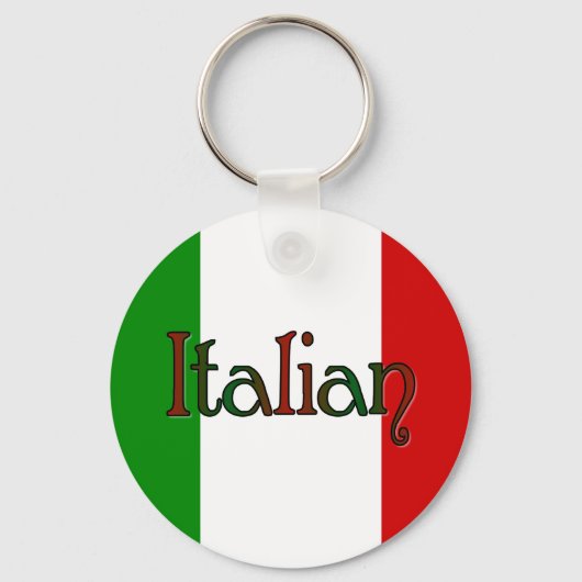 Elegant italiaans sleutelhanger (Voorkant)