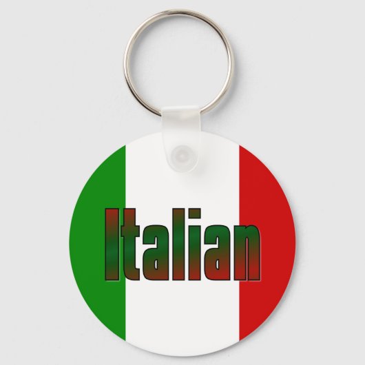 Elegant italiaans sleutelhanger (Voorkant)