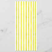 Elegant Italian Birthday  Menu (Achterkant)