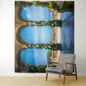 Elegant Italië Bogen Trouwfeest Fotohokje Achtergr Wandkleed (In situ)