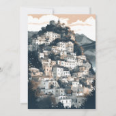 Elegant Italië Capri Bestemming Bruiloft Save The Date (Achterkant)