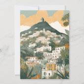 Elegant Italië Capri Bestemming Bruiloft Save The Date (Achterkant)