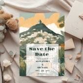 Elegant Italië Capri Bestemming Bruiloft Save The Date