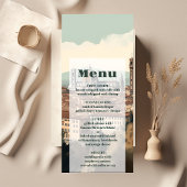 Elegant Italië Florence Bestemming Bruiloft Menu