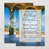 Elegant Italy Destination Wedding Arches Kaart (Voorkant / Achterkant)