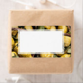 Elegant Italy Lemon Basket Amalfi Coast Lemons Etiket (Insitu)