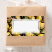 Elegant Italy Lemon Basket Amalfi Coast Lemons Etiket (Insitu)