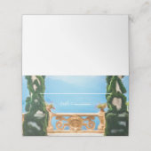 Elegant Italy Wedding Arches (Italië) Plaatskaartje (Buitenkant ongevouwen)