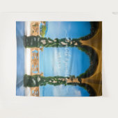 Elegant Italy Wedding Arches Photo Booth Backdrop Wandkleed (Voorkant (horizontaal))