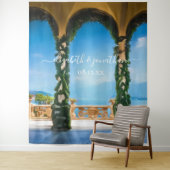 Elegant Italy Wedding Arches Photo Booth Backdrop Wandkleed (In situ)