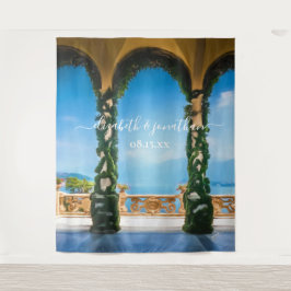 Elegant Italy Wedding Arches Photo Booth Backdrop Wandkleed