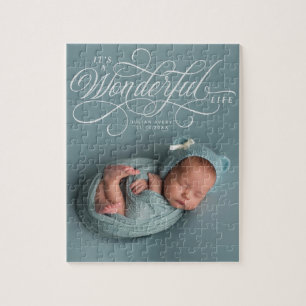 Elegant It's A Wonderful Life script fotoontwerp Legpuzzel