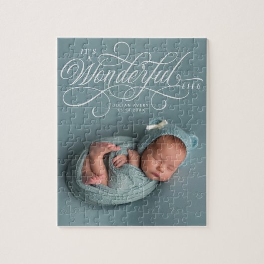 Elegant It's A Wonderful Life script fotoontwerp Legpuzzel (Verticaal)