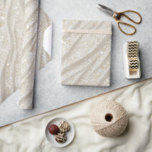 Elegant Ivoor Parel Crème Glitter Patroon