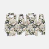 Elegant ivoor roze groen navy waterverf floral bedankdoosjes (Uitgevouwen)