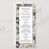 Elegant ivoor stoffig roze groen waterverf floraal (Achterkant)