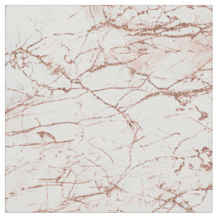 Elegant ivoor, wit faux roos goud glitter marmer stof