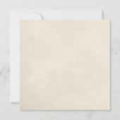 Elegant Ivoor Wit Rose met Ovaal Foto Bruiloft Save The Date (Achterkant)