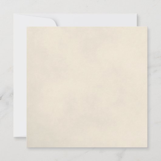 Elegant Ivoor Wit Rose met Ovaal Foto Bruiloft Save The Date (Achterkant)