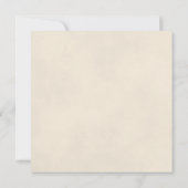 Elegant Ivoor Wit Rose Ovaal Foto Bruiloft Bedankkaart (Achterkant)