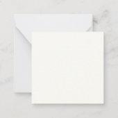 Elegant Ivory Bold Script Wedding Timeline Program Notitiekaartje (Achterkant)