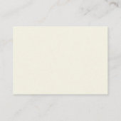 Elegant Ivory Cream Minimalist Wedding Informatiekaartje (Achterkant)
