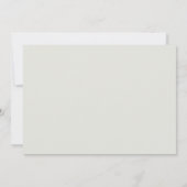Elegant Ivory White Cream Rozen Weddenschap Bedankkaart (Achterkant)