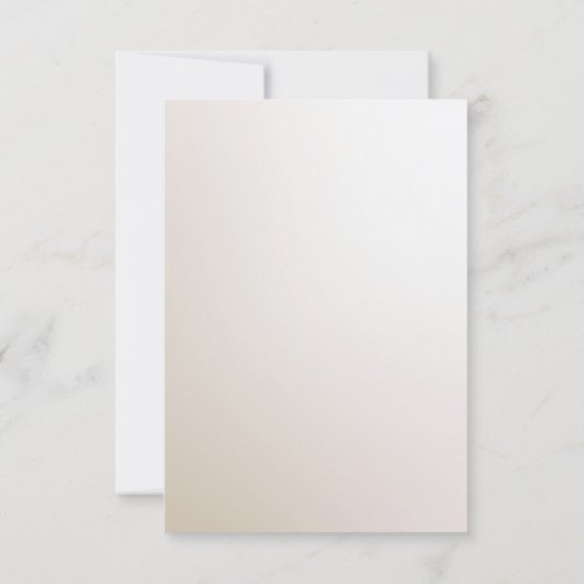 Elegant Ivory White Flowers RSVP Card (Achterkant)