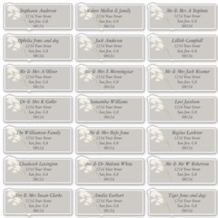 Elegant Ivory White Pampas Grass Sticker