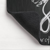 Elegant Jaar van de Draak - Zilverkalligrafie Muismat (Hoek)