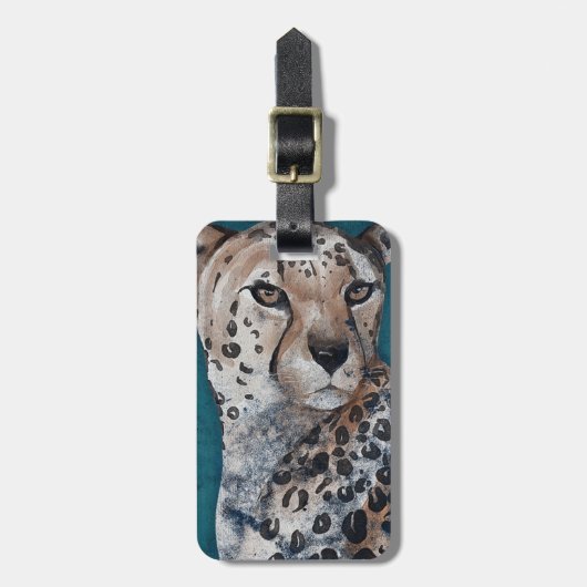 Elegant Jaguar Bagagelabel (Voorkant verticaal)