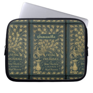 Elegant Jane Austen Pride and Prejudice Book Hoesj Laptop Sleeve