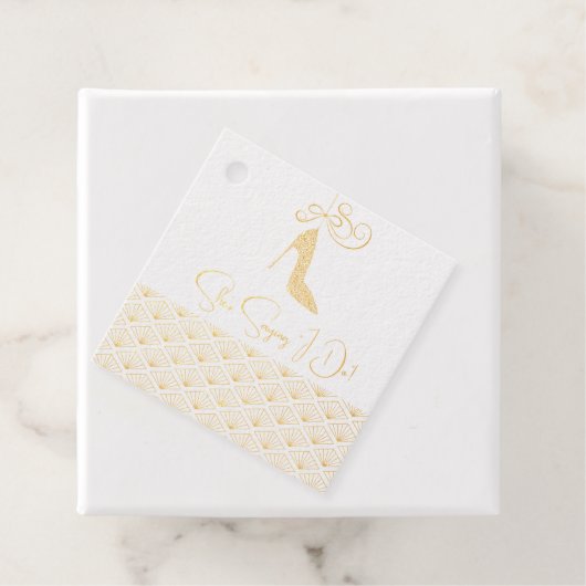 Elegant Japanese Bridal Shower Bedankjes Labels (Met doos)