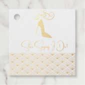 Elegant Japanese Bridal Shower Bedankjes Labels (Voorkant)