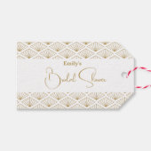 Elegant Japanese Bridal Shower Cadeaulabel (Voorkant (Horizontaal))