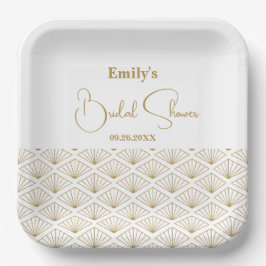 Elegant Japanese Bridal Shower Papieren Bordje