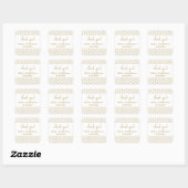 Elegant Japanese Bridal Shower Vierkante Sticker (Vel)
