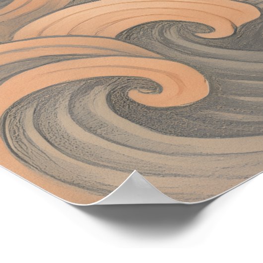 Elegant Japanese Crane Wall Art Minimalist  Poster (Hoek)