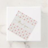 Elegant Japanese Plum Blossom  Bedankjes Labels (In situ)