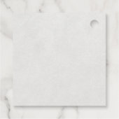 Elegant Japanese Plum Blossom  Bedankjes Labels (Achterkant)