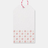 Elegant Japanese Plum Blossom  Cadeaulabel (Achterkant)