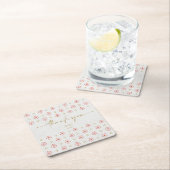 Elegant Japanese Plum Blossom Kartonnen Onderzetters (Insitu)