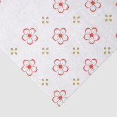 Elegant Japanese Plum Blossom  Tissuepapier (Detail)