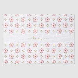 Elegant Japanese Plum Blossom  Tissuepapier