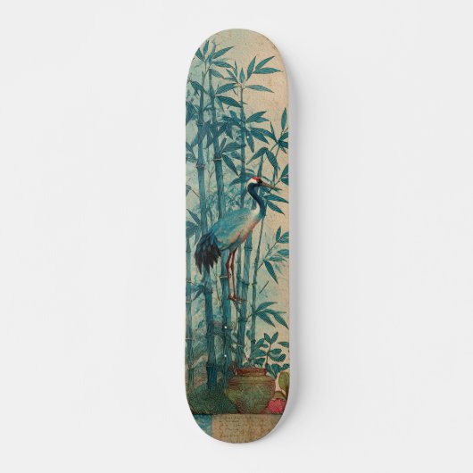 Elegant Japans Kraanskateboard Persoonlijk Skateboard (Voorkant)