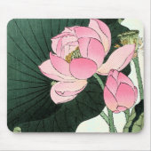 Elegant Japans Lotus Bloem - Fine Art Muismat (Voorkant)