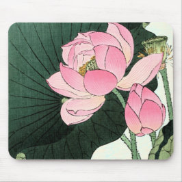 Elegant Japans Lotus Bloem -  Fine Art Muismat