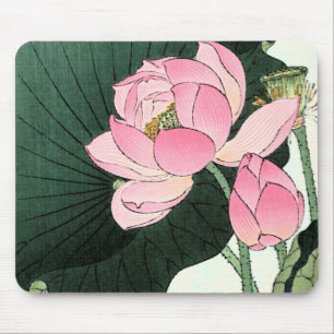 Elegant Japans Lotus Bloem -  Fine Art Muismat