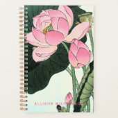 Elegant Japans Lotus Bloem -  Fine Art Planner (Voorkant)